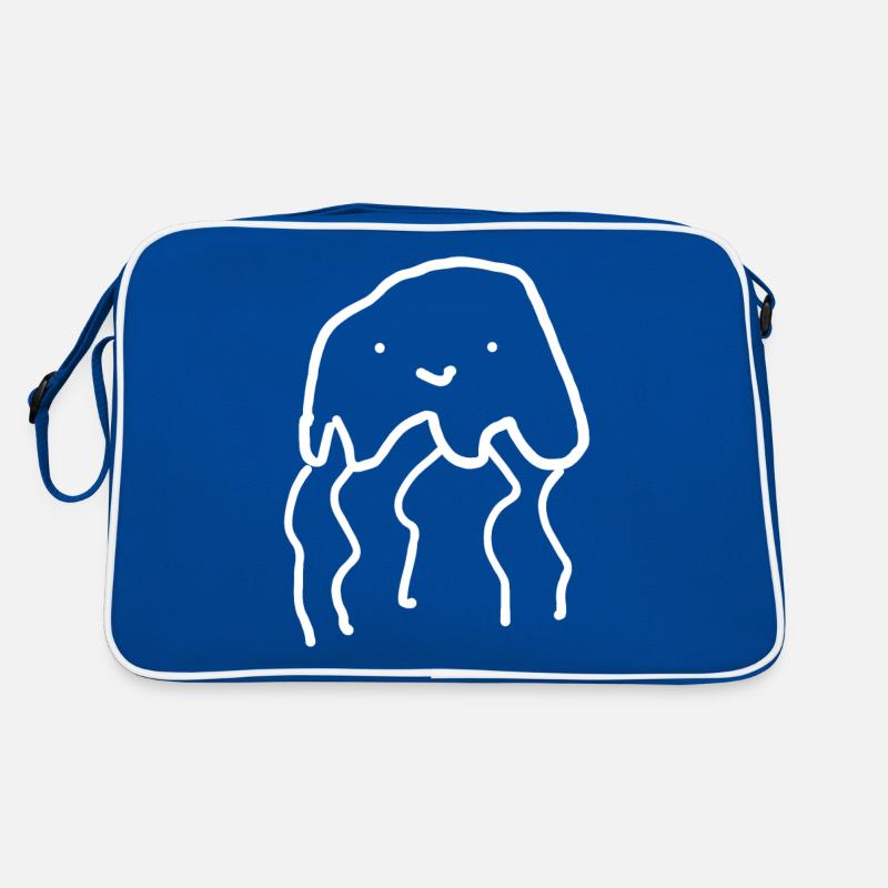 Qualle Tier Retro Tasche
