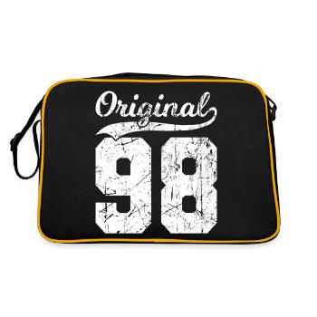 98 Original 26 Ans Homme Femme Anniversaire - Sac Retro - noir/or - Dos