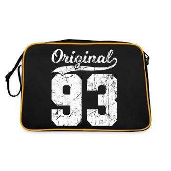 93 Original 31 Ans Homme Femme Anniversaire - Sac Retro - noir/or - Dos