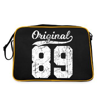 89 Original 35 Ans Homme Femme Anniversaire - Sac Retro - noir/or - Dos