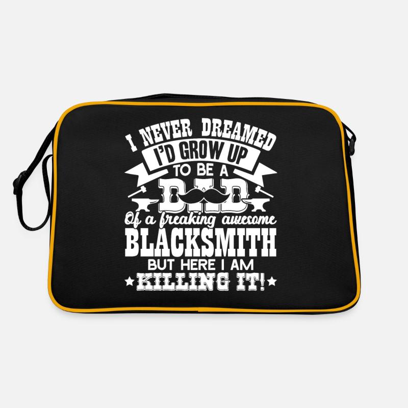 Blacksmith Super Cool Blacksmith Dad Retro Bag