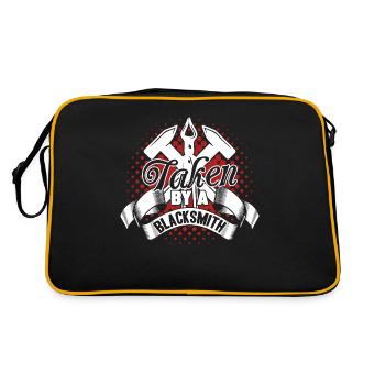 Blacksmith Taken By A Blacksmith - Retro Bag - black/gold - Back