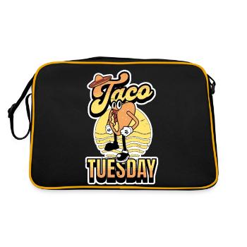 Taco Tuesday - Retro Bag - black/gold - Back