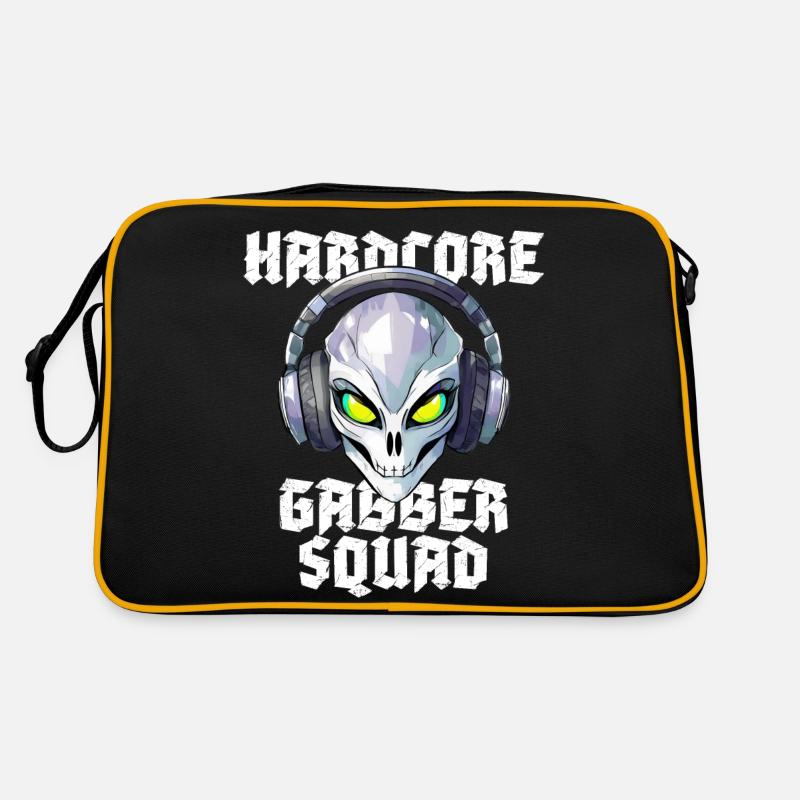 Hardcore Gabber Squad Alien Rave Retro Bag