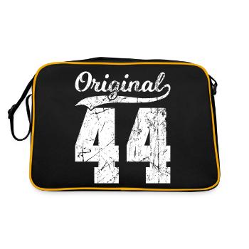 44 Original 80 Ans Homme Femme Anniversaire - Sac Retro - noir/or - Dos