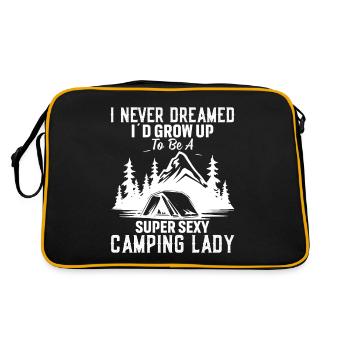 Je n’aurais jamais rêvé que je serais capable de faire du SUP - Sac Retro - noir/or - Dos