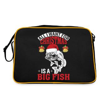 Tout ce que je veux pour Noël, c’est un grand F - Sac Retro - noir/or - Dos
