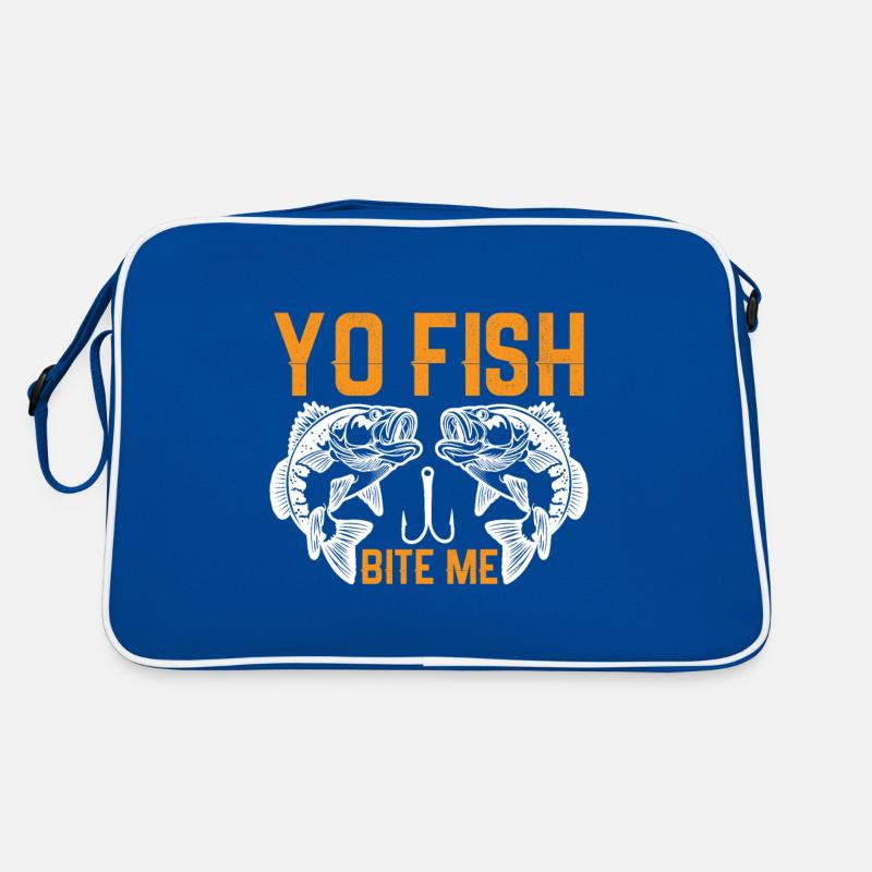 Yo, fish, bite me Retro Bag
