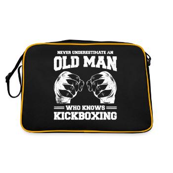Kickboxen Kickboxer Kickboxing - Sac Retro - noir/or - Dos