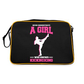 Kickboxen Kickboxer Kickboxing - Sac Retro - noir/or - Dos