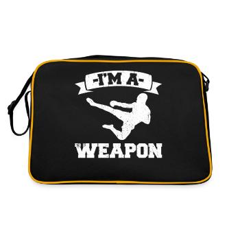 Kickboxen Kickboxer Kickboxing - Sac Retro - noir/or - Dos