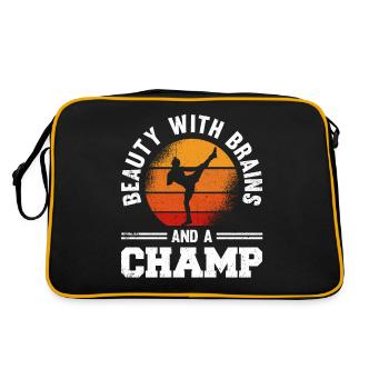 Kickboxen Kickboxer Kickboxing - Sac Retro - noir/or - Dos