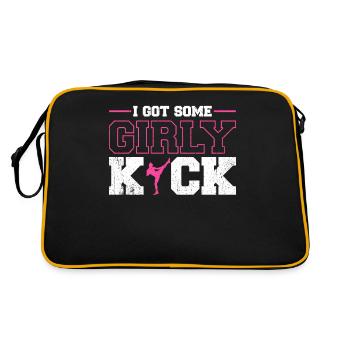 Kickboxen Kickboxer Kickboxing - Sac Retro - noir/or - Dos