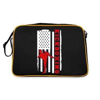 Kickboxen Kickboxer Kickboxing - Sac Retro - noir/or - Dos