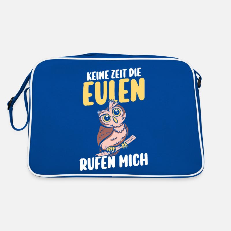 Eulen Retro Tasche