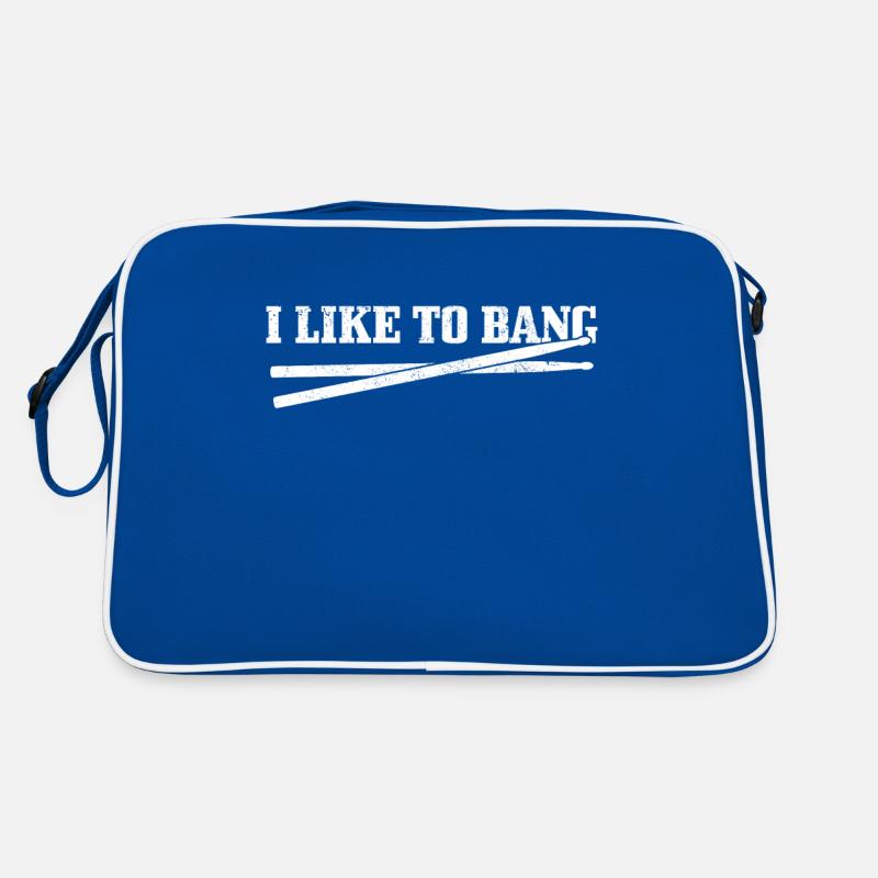 Drummer Schlagzeuger Geschenk Vintage Retro Tasche