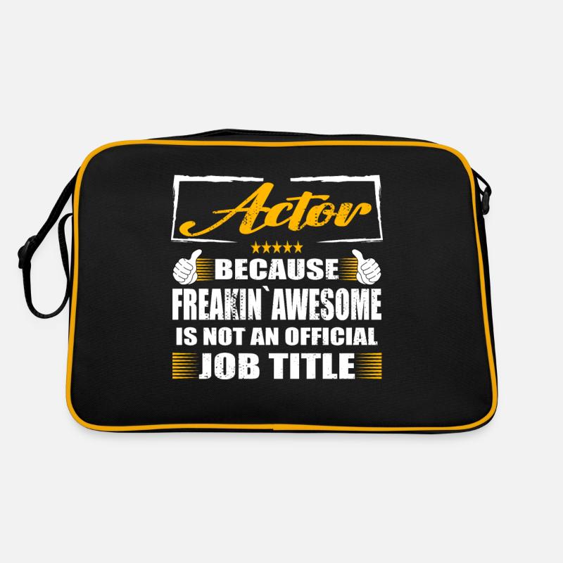 Actor Freakin Awesome Funny Job Retro Bag