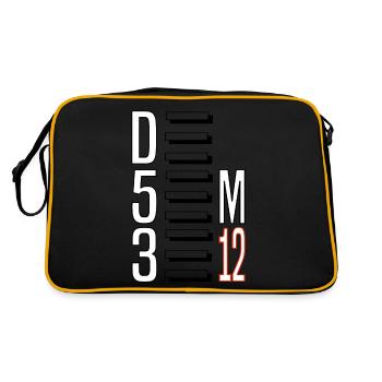TSHIRT STUDIO DESEMBER - Retro Bag - black/gold - Back