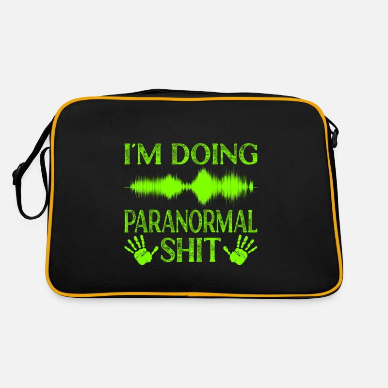 Paranormal Ghost Hunter I ́m Doing Paranormal Shit Retro Bag
