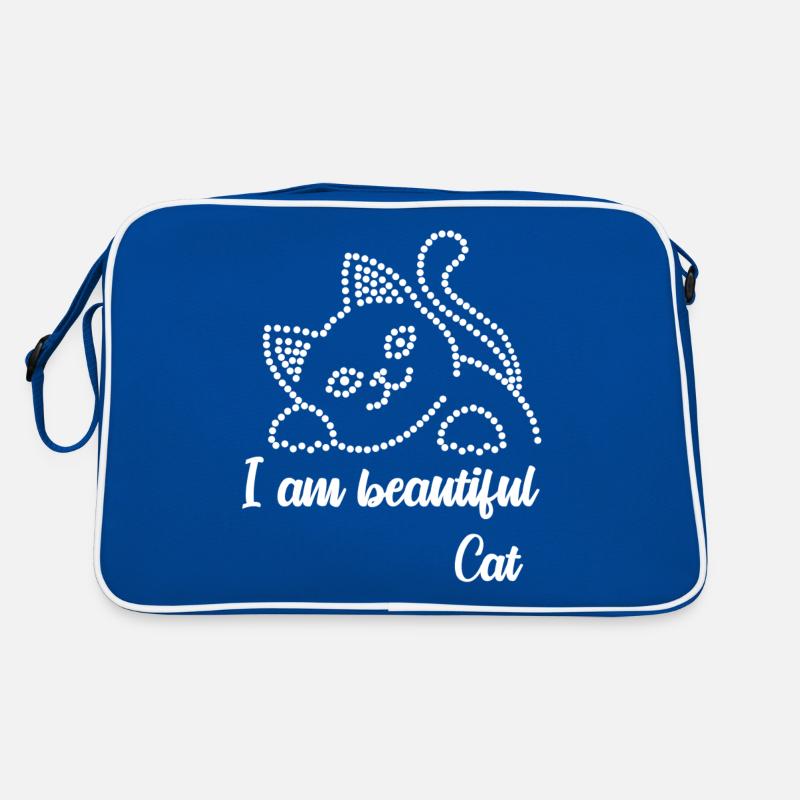 Je suis un beau chat Sac Retro
