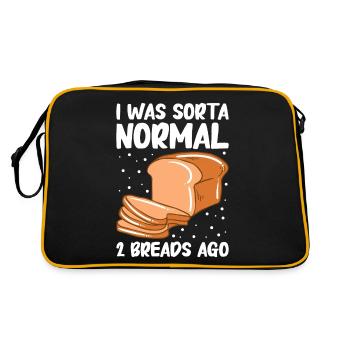 Baking Bread Bakery Bakery Bread Making - Retro Bag - black/gold - Back