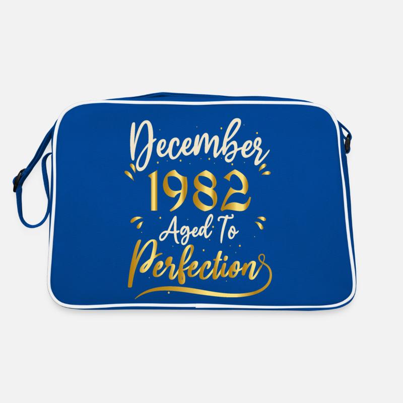 Dezember 1982 Dezember Jahrestag Dezember 1982 Retro Tasche