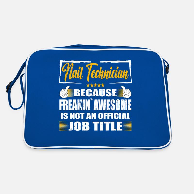 Technicien d'ongles Freakin Awesome Funny Job Sac Retro