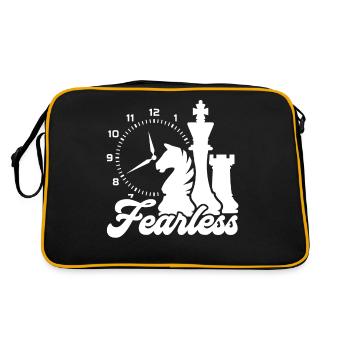 Chess Chess Fearless - Retro Bag - black/gold - Back