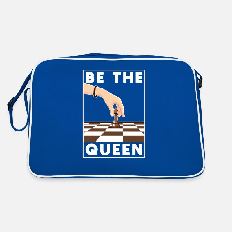 Be the Queen Jeu d’échecs amusant Jeu de société Sac Retro