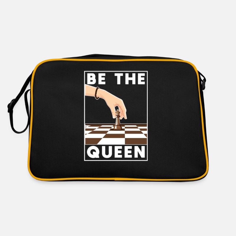 Be the Queen Chess Player Funny Board Game Retro Bag