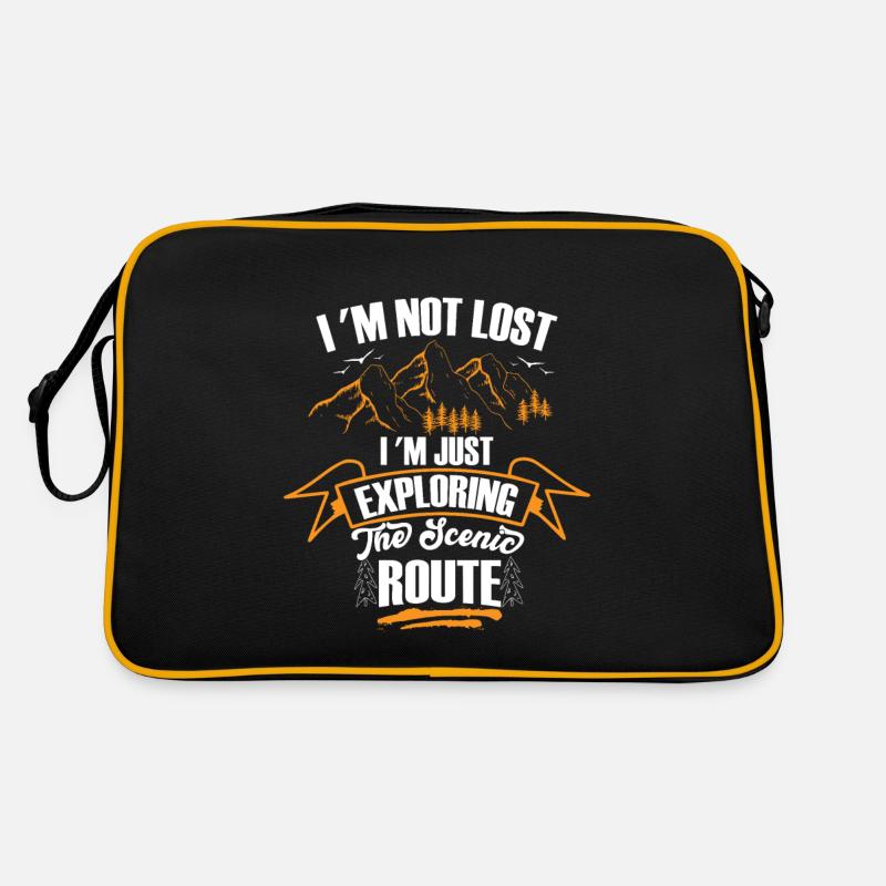 I Am Not Lost I Am Just Exploring the Scenic Route Retro Bag