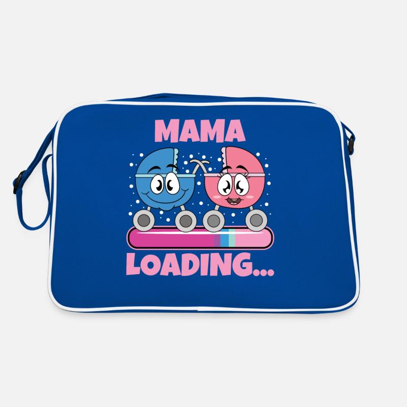 Mama 2024 werdende Mutter Schwangerschaft Retro Tasche