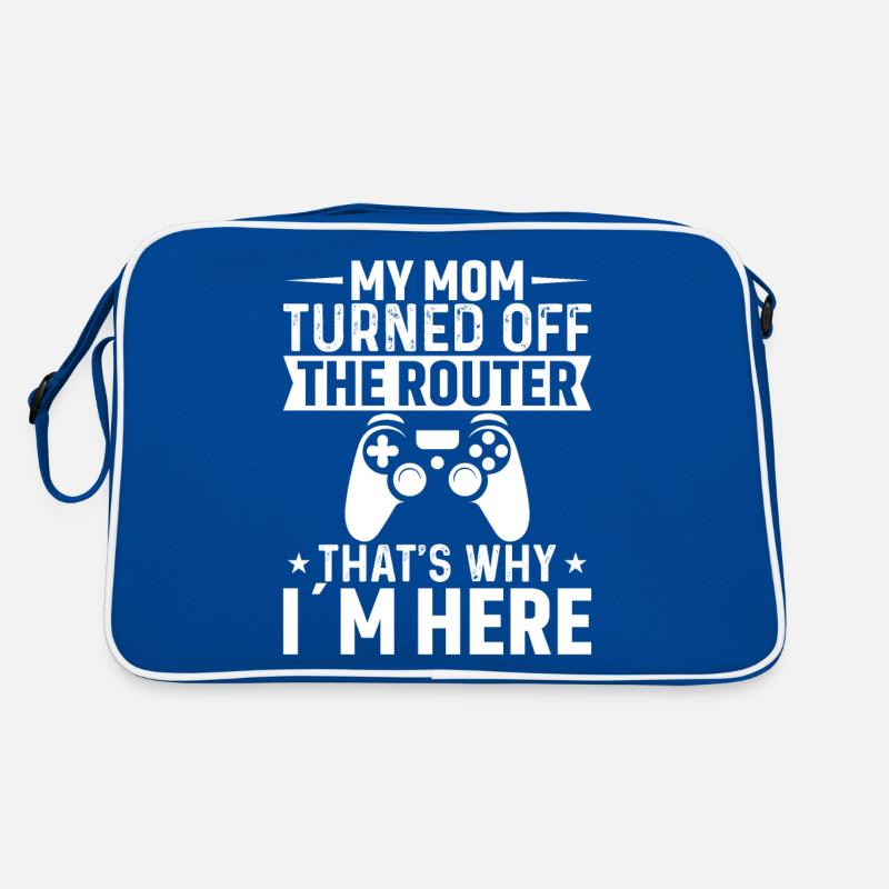 Meine Mutter Hat Den Router Ausgeschaltet Deshalb Retro Tasche
