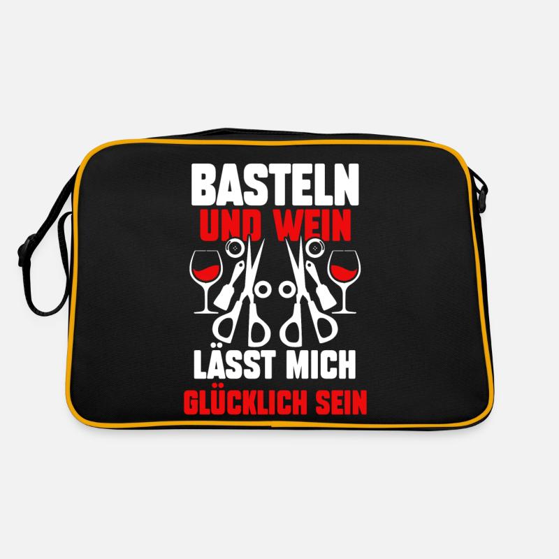 Wein Bastler Basteln Retro Tasche