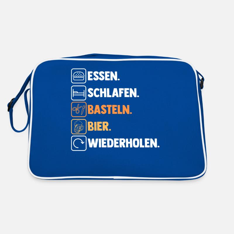 Bier Bastler Basteln Retro Tasche