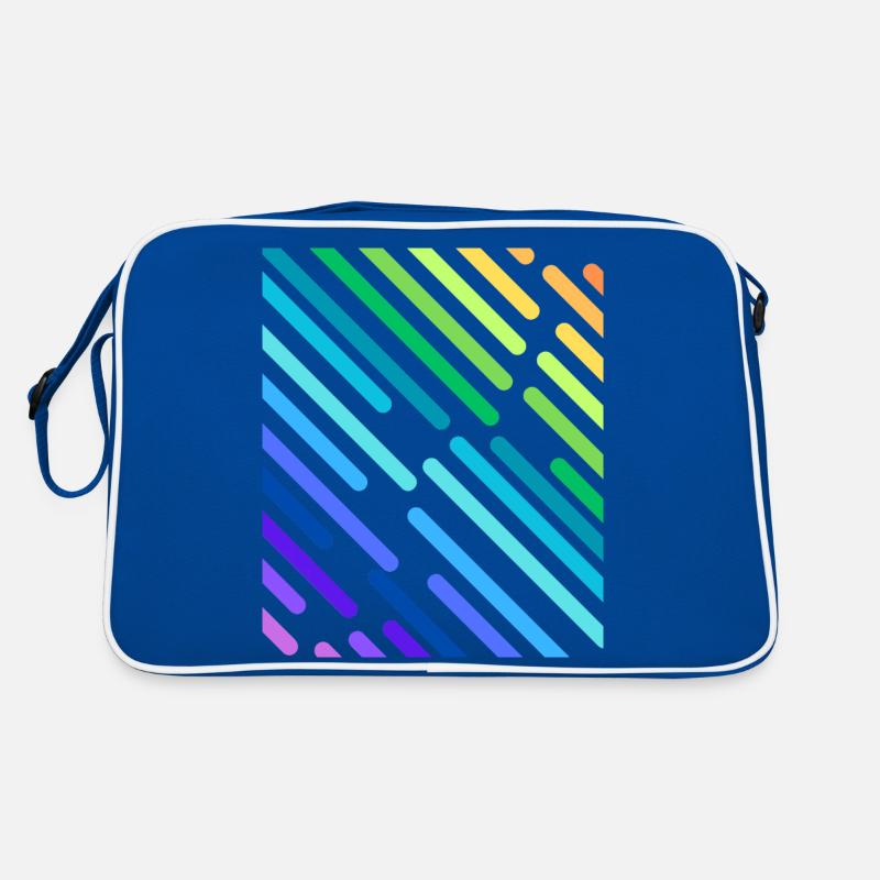 RAINBOW STRIPES Retro Bag