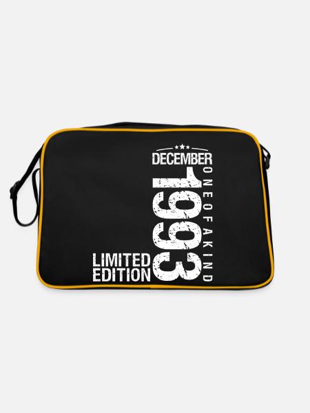 December 1993 December Anniversary December 1993 - Retro Bag - black/gold - Back