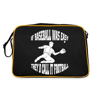 Baseball Baseball Team Baseball Player Baseball Player - Retro Bag - black/gold - Back