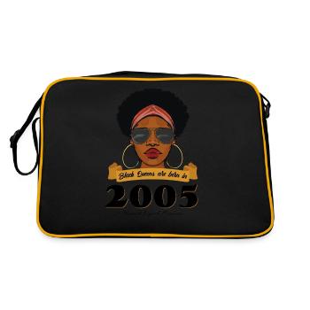 Black Queens Nées en 2005 ont 19 ans et Look - Sac Retro - noir/or - Dos