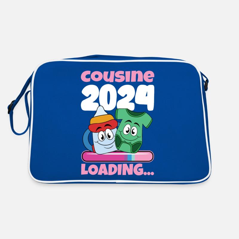 Cousine werden Cousine 2024 Retro Tasche
