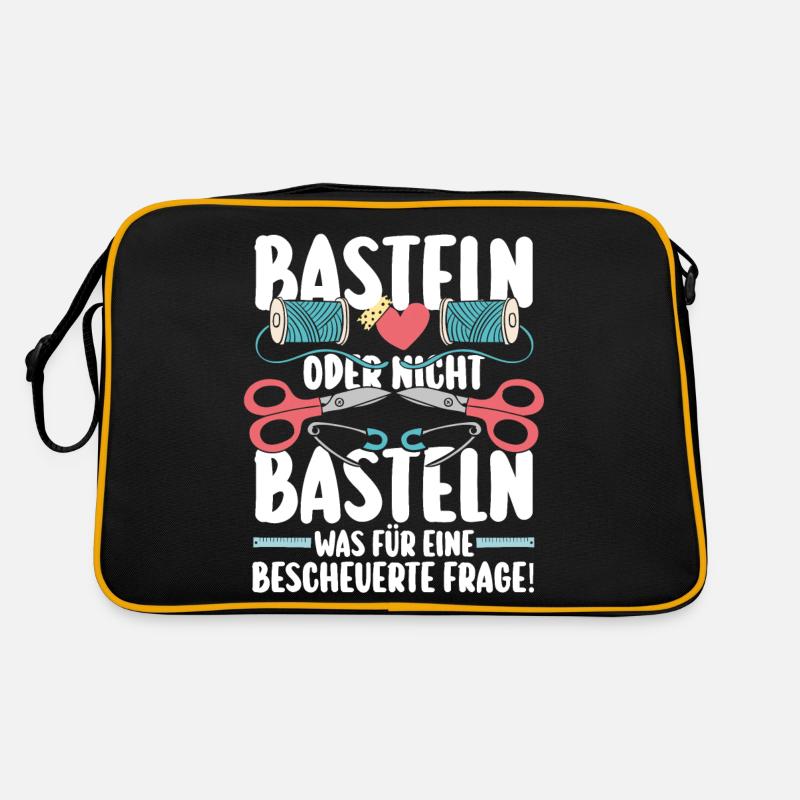 Bastler Basteln Retro Tasche