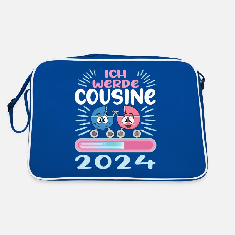 Cousine werden Cousine 2024 Retro Tasche
