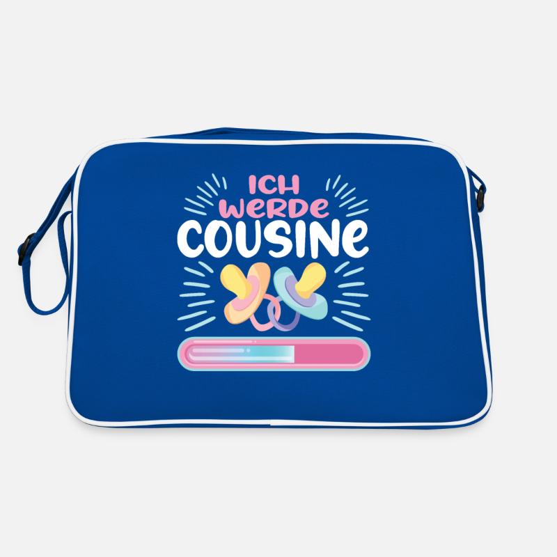 Cousine werden Cousine 2024 Retro Tasche