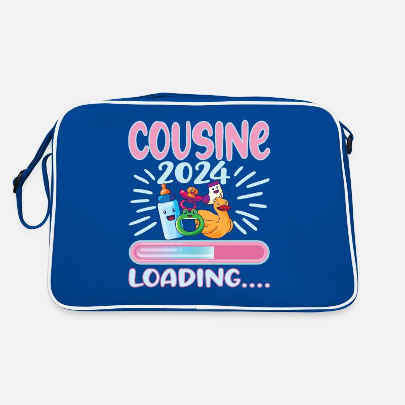 Cousine werden Cousine 2024 Retro Tasche