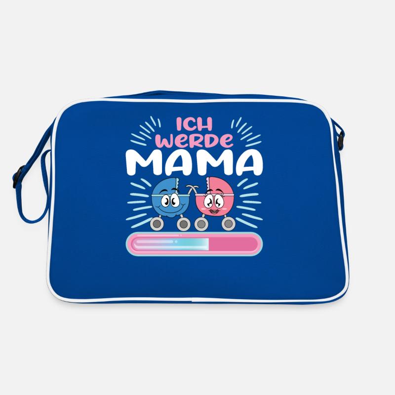 Mama 2024 werdende Mutter Schwangerschaft Retro Tasche