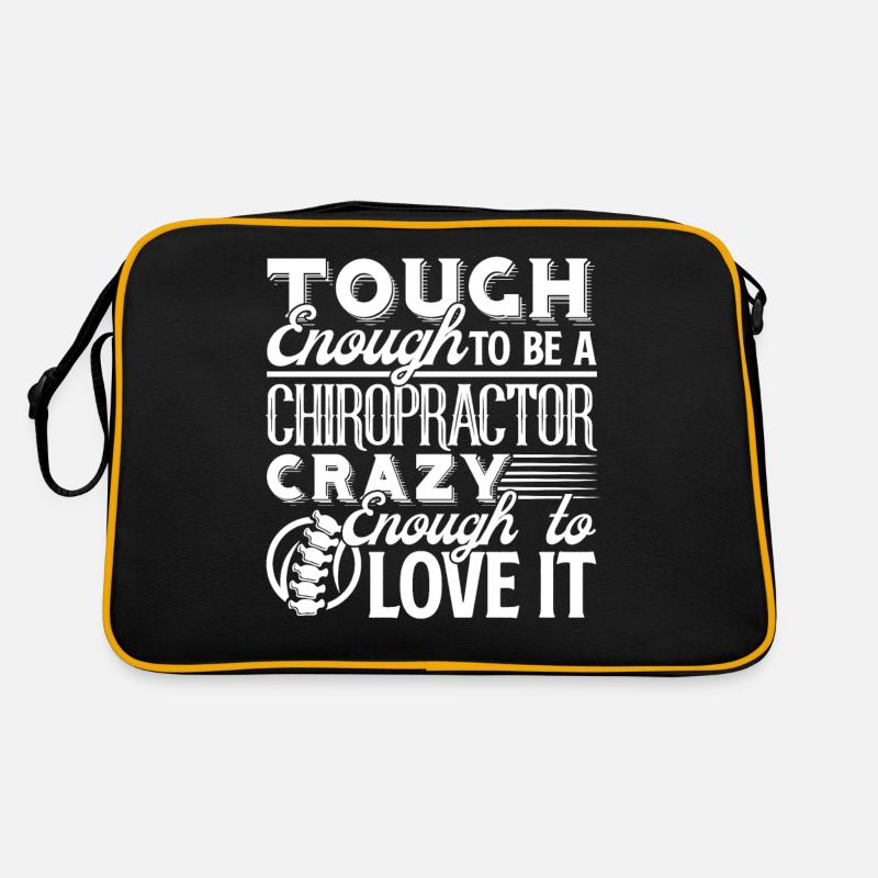 Chiropractor Tough Enough To Be A Chiropractor Retro Bag