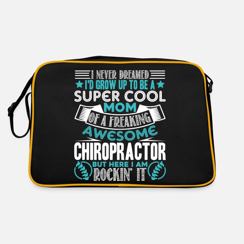 Chiropractor Super Cool Chiropractor Mom Retro Bag