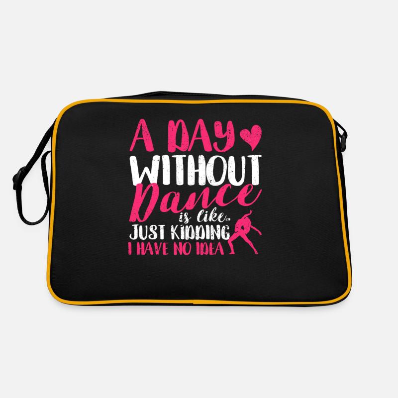 A Day Without Dance Funny Dancing Choreographer Retro Bag