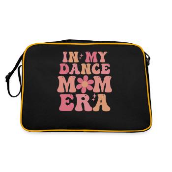In meiner Tanz-Mutter-Ära. Lustige tanzende Mutter - Retro Tasche - Schwarz/Gold - Hinten