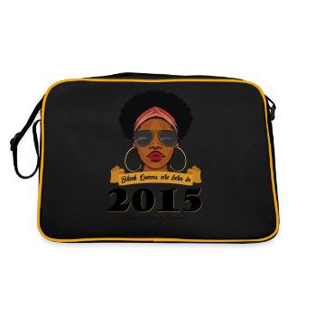 Black Queens Né en 2015 Tournez 9 et Look Fabulous - Sac Retro - noir/or - Dos